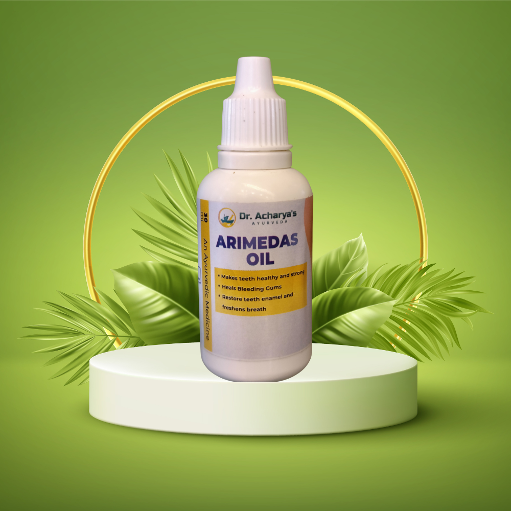 Arimedas Oil – Ayurvedic Oral Care for Healthy Teeth & Gums | Dr. Acharya’s Ayurveda